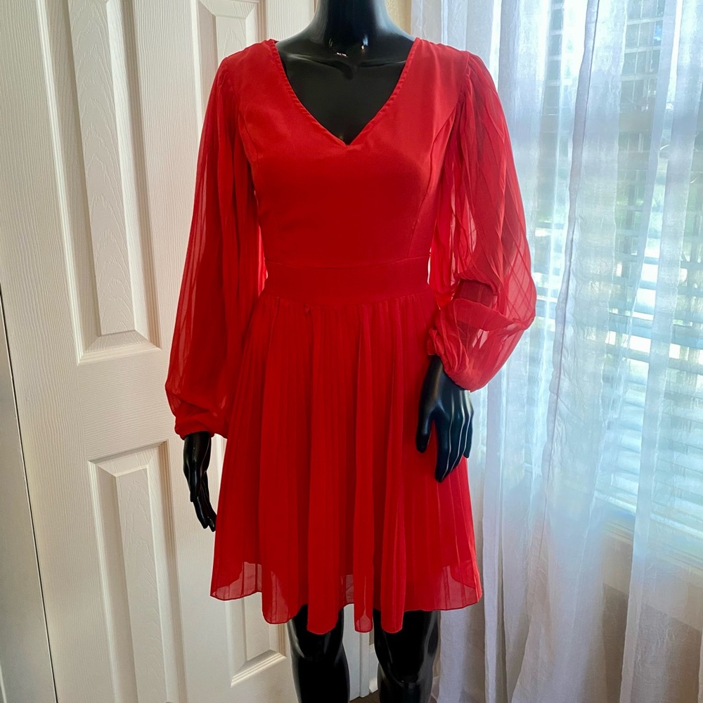 Jessica Simpson Pleated Mini Dress